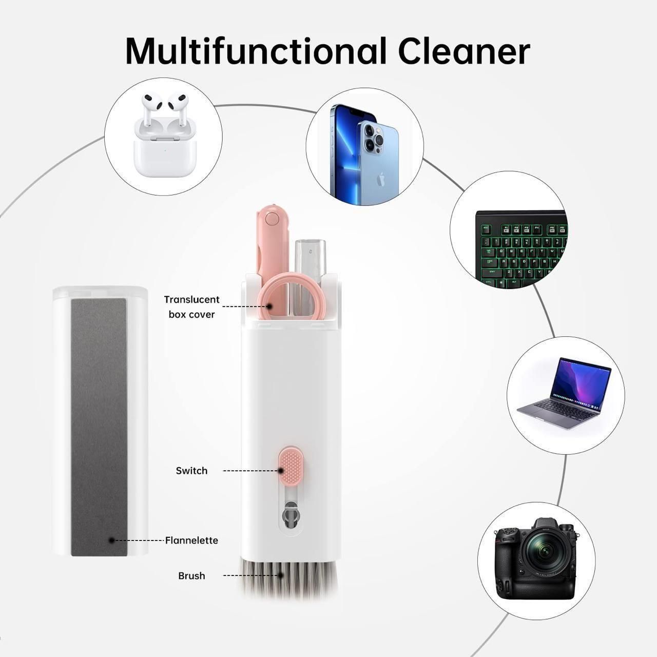 Campus Store - 7 in 1 Electronic Cleaner Kit with Brush